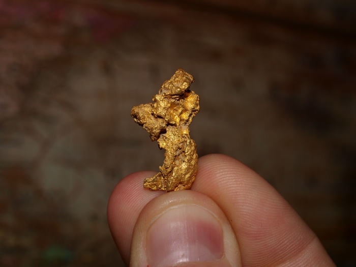 A Raw Chunky Gold Nugget