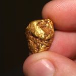 raw gold nugget