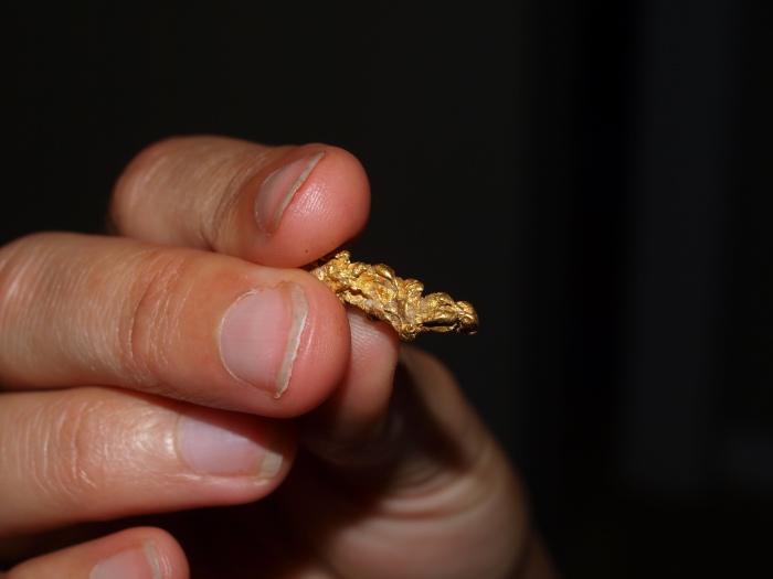 gold nugget beautiful real