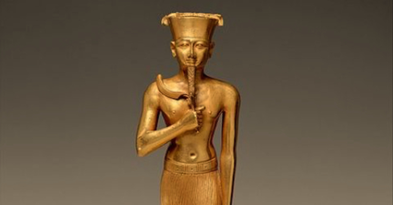 Ancient Gold Statue 